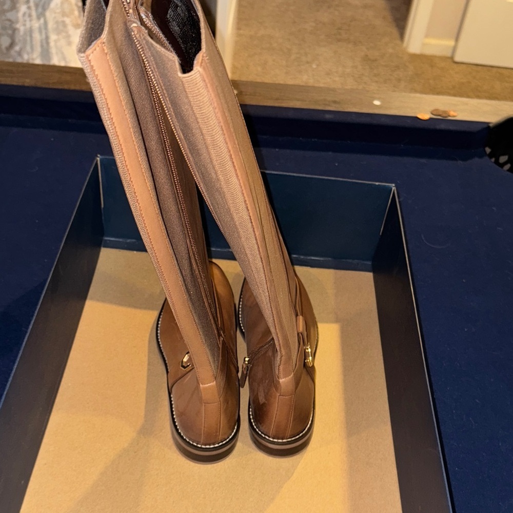 Cole Haan Brown Heeled Boots - Picture 7 of 14